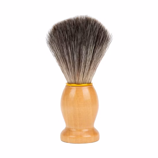 Brocha de afeitar para el pelo, mango de resina, cepillo para Barba, herramientas de peluquero